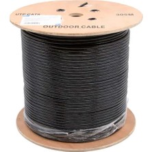 Arna 305M 23AWG Siyah Dış Mekan Cat6 Kablo