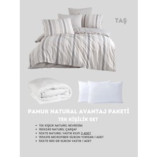 Merya Tek Kişilik Naturel Avantaj Paket Taş