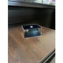 Pleksi Aksesuarları Siyah Kapak Şeffaf Gövde Tip Box 14X10X10