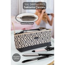 Gri Saç Şekillendirme ve Düzleştirme Çantası 38X16X16, Pratik ve Şık Tasarım