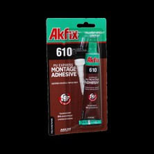 AKFIX-610 Şeffaf 50ML Ekspres Montaj Yapıştırıcı