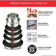 Tefal Ingenio Emotion L897SD74 13 Parçalı Tava Seti - Paslanmaz Çelik