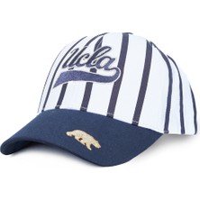 Chet Lacivert Baseball Cap Çizgili Nakışlı - Unisex Şapka