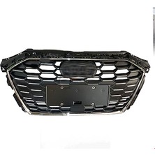 Audi - Ön Panjur (Sensörsüz) Krom Gri A3 2021- - 8Y0853651E / 8Y0853651A