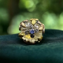 Limon Topaz Gümüş Yüzük