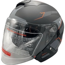 Jk 526 Güneş Vizörlü Yarım Kask