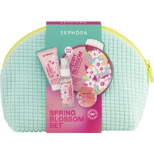 Cherry Blossom - Vücut Bakım Seti Kiraz Çiçeği (260 ml + (2 x 50) ml + 45 G + 1 Adet)