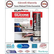 Eurofix Üniversal Silikon 280GR - Orjinal Ürün - Beyaz