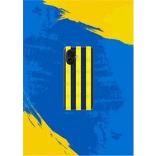 Sarı-Lacivert Desenli Kılıf Tasarımı-6 Ip 16 Plus