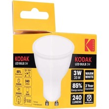 Eslight GU10 3W 240 Lümen Günışığı LED Ampul