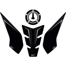 GP Kompozit QJ MOTOR SRK 400 RR 2023-2024 Uyumlu Tank Pad Siyah