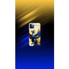 Sarı-Lacivert Desenli Kılıf Tasarımı-4 Ip 12 Pro