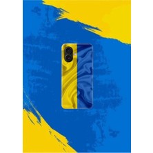 Sarı-Lacivert Desenli Kılıf Tasarımı-3 Ip 16 Plus