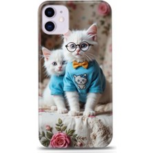 Sevimli Kedi Tasarımlı Kılıf Iphone 11