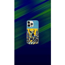 Sarı-Lacivert Desenli Kılıf Tasarımı-4 Ip 13 Pro Max