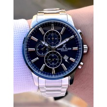 Takvimli Iç Fonksiyonlar Aktif Çelik Kordon 30 mt Suya Dayanıklı Erkek Kol Saati VS.BLKT.0472