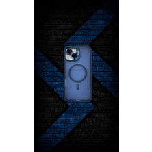 Yan Tutma Apartlı-Lens Koruma Camlı Kılıf Iphone 15