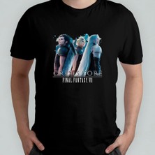 Final Fantasy Crisis Core %100 Pamuklu Bisiklet Yaka T-Shirt Model - 1