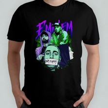 Eminem %100 Pamuklu Bisiklet Yaka T-Shirt Model - 1
