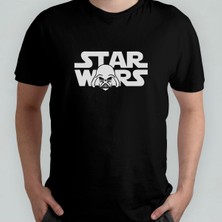 Yıldız Savaşları / Star Wars %100 Pamuklu Bisiklet Yaka T-Shirt Model - 13