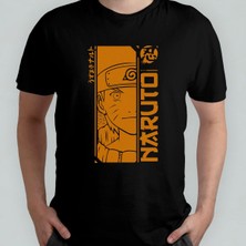 Naruto %100 Pamuklu Bisiklet Yaka T-Shirt Model - 3