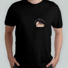 Attack On Titan %100 Pamuklu Bisiklet Yaka T-Shirt Model - 3