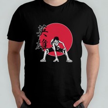 One Piece %100 Pamuklu Bisiklet Yaka T-Shirt Model - 6