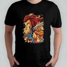 Thundercats %100 Pamuklu Bisiklet Yaka T-Shirt Model 5