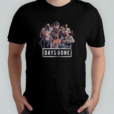 Days Gone %100 Pamuklu Bisiklet Yaka T-Shirt Model 2