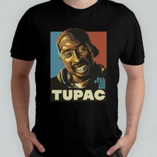 Tupac 2pac %100 Pamuklu Bisiklet Yaka T-Shirt Model 5