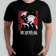 Tokyo Ghoul %100 Pamuklu Bisiklet Yaka T-Shirt Model 10