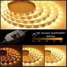 5 Metre Dimmer Anahtarlı Gün Işığı Şerit LED Seti SB-6513