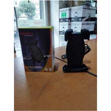 Motosikler Telefon Tutucu Usb'li