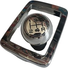 Peugeot 206 Rc Vites Topuzu Parlak Krom ve Vites Çerçevesi Krom