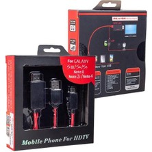 Micro USB S3-S4 HDMI Tv Bağlantı Kablosu Mhl Kit