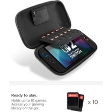 Nintendo Switch 2 Taşıma Çantası Pouch Klasden Charcoal Gray - A09077