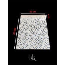 50 Adet 25X34 cm Karışık Desenli Bantlı Yapışkanlı Hediye Paketleme Poşeti, Hediye Poşeti ( 25X30*4 cm Kapak Boyu)