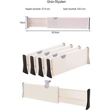 Büyük Boy Ayarlı Çekmece Ayırıcı 2'li Paket