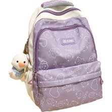 Dzjjna Karikatür Ayı Ortaokul Öğrencileri Için Kore Tarzı Rahat Sırt Çantası (Yurt Dışından)