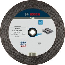 Bosch 2608600706 Aksesuarı Metal Düz-Ayırma Diski A 24 R Bf, 300 Mm, 20 Mm, 3,5 mm