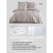 Merya Tek Kişilik Naturel Avantaj Paket Bej