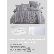 Merya Çift Kişilik Naturel Avantaj Paketı Gri