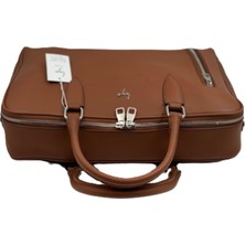 BYZ-241 Taba Suni Deri 39X31X8CM  Laptop Evrak Çantası