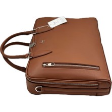 BYZ-241 Taba Suni Deri 39X31X8CM  Laptop Evrak Çantası