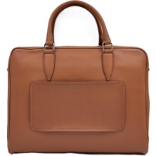 BYZ-241 Taba Suni Deri 39X31X8CM  Laptop Evrak Çantası