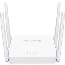 Mercusys AC10, AC1200 Mbps, Mu-Mimo, Beamforming, All-In-One( Router, Access Point, Range Extender) Modları, Mobil Uygulama ile Kolay Kurulum, Dual-Band Wi-Fi 5 Router