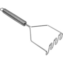 Paslanmaz Metal Patates Ezici 29 cm Gri - THN74012