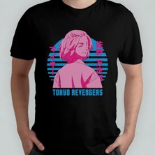 Tokyo Revengers Anime Manga Unisex %100 Pamuklu Bisiklet Yaka T-Shirt Model 18