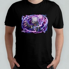 Naruto Kakashi Hatake %100 Pamuklu Bisiklet Yaka T-Shirt Model - 2