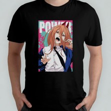 Chainsaw Man %100 Pamuklu Bisiklet Yaka T-Shirt Model 14